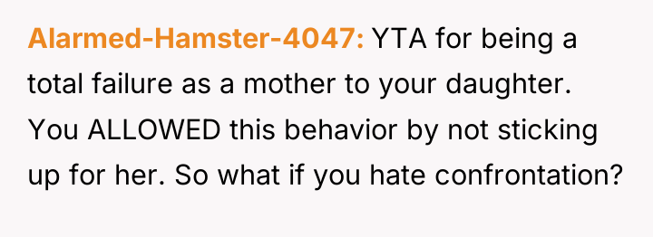 Alarmed-Hamster-4047 YTA for being a total failure as a mother...