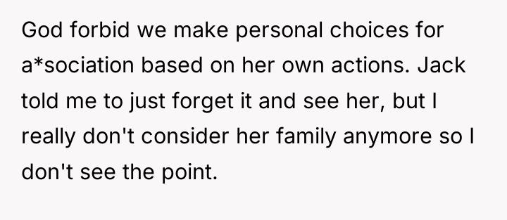 God forbid we make personal choices for a*sociation based on...