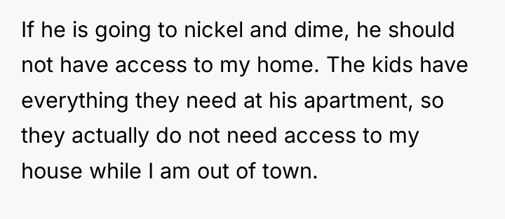 If he is going to nickel and dime, he should...