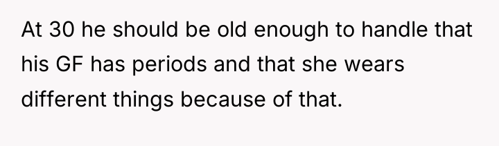 At 30 he should be old enough to handle that...