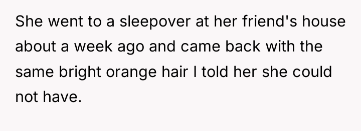 She went to a sleepover at her friend's house about...