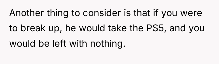 Another thing to consider is that if you were to...