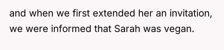 and when we first extended her an invitation, we were...