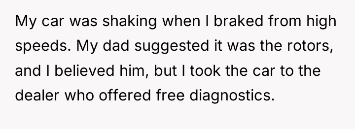 My car was shaking when I braked from high speeds....