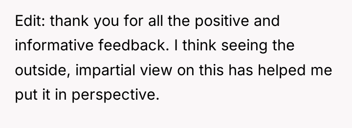 Edit: thank you for all the positive and informative feedback....