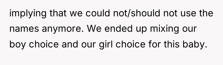 implying that we could not/should not use the names anymore....