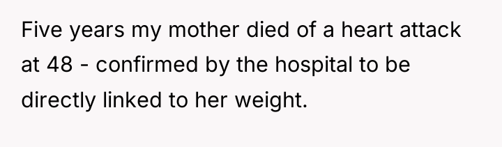 Five years my mother died of a heart attack at...