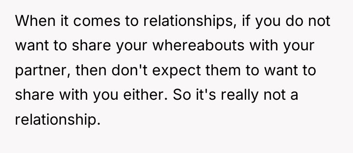 When it comes to relationships, if you do not want...
