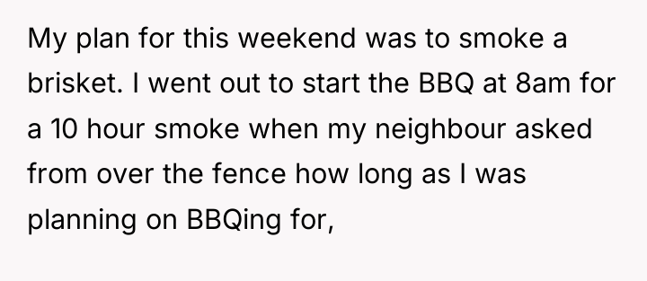 My plan for this weekend was to smoke a brisket....