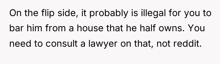 On the flip side, it probably is illegal for you...