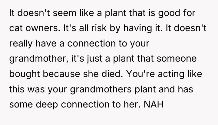 It doesn't seem like a plant that is good for...