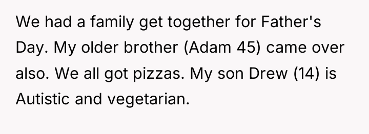 We had a family get together for Father's Day. My...