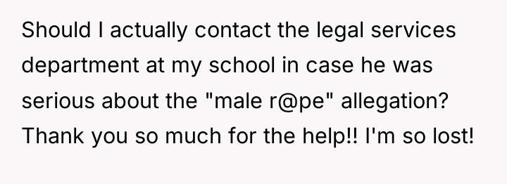 Should I actually contact the legal services department at my...