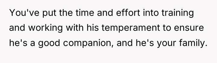 You've put the time and effort into training and working...