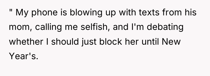 " My phone is blowing up with texts from his...
