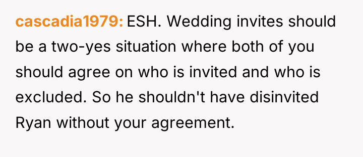 cascadia1979 ESH. Wedding invites should be a two-yes situation where...