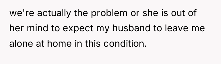 we're actually the problem or she is out of her...