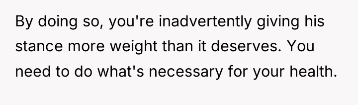 By doing so, you're inadvertently giving his stance more weight...