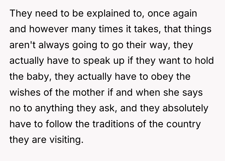 They need to be explained to, once again and however...