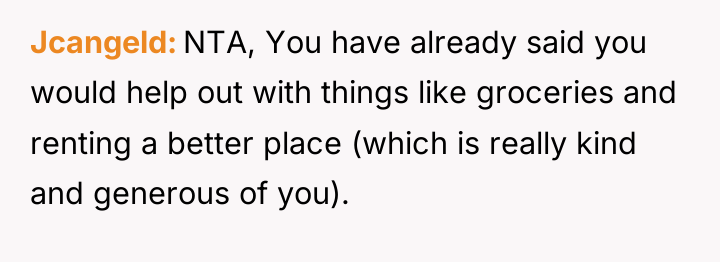 Jcangeld NTA, You have already said you would help out...