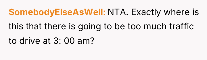 SomebodyElseAsWell NTA. Exactly where is this that there is going...
