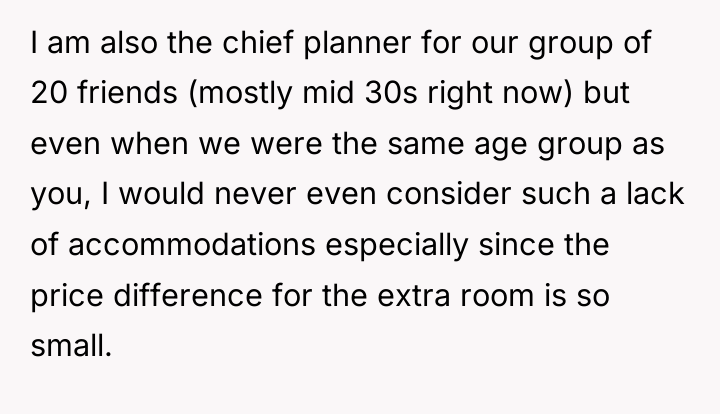 I am also the chief planner for our group of...