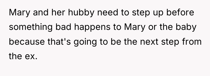 Mary and her hubby need to step up before something...