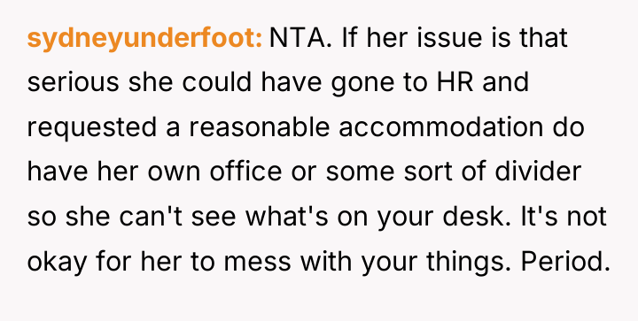 sydneyunderfoot NTA. If her issue is that serious she could...