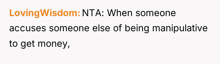 LovingWisdom NTA: When someone accuses someone else of being manipulative...