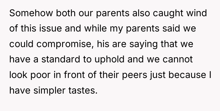 Somehow both our parents also caught wind of this issue...