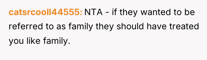 catsrcooll44555 NTA - if they wanted to be referred to...