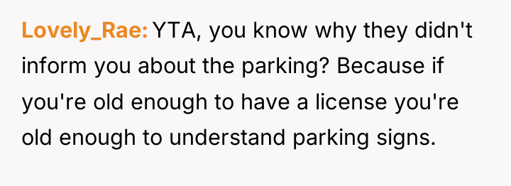 Lovely_Rae YTA, you know why they didn't inform you about...