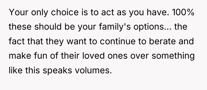 Your only choice is to act as you have. 100%...