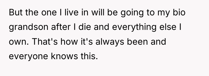 But the one I live in will be going to...