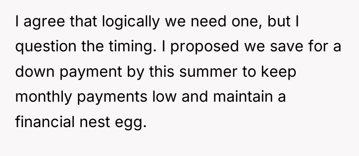 I agree that logically we need one, but I question...