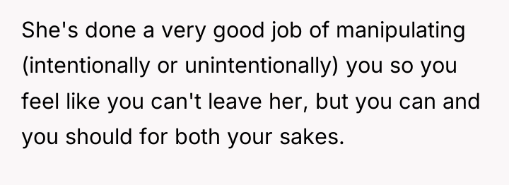 She's done a very good job of manipulating (intentionally or...