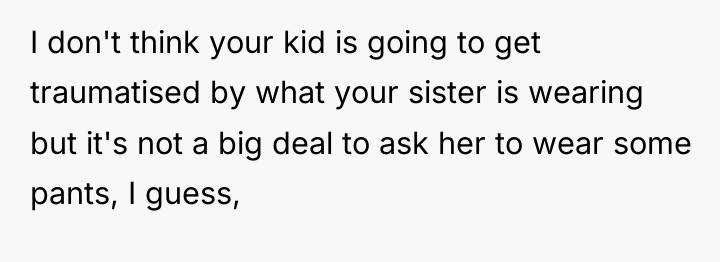 I don't think your kid is going to get traumatised...