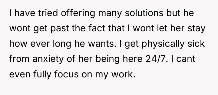 I have tried offering many solutions but he wont get...
