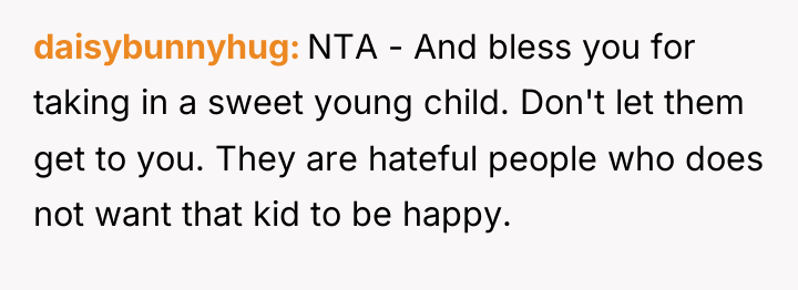 daisybunnyhug NTA - And bless you for taking in a...