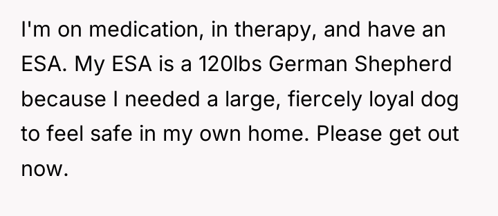 I'm on medication, in therapy, and have an ESA. My...