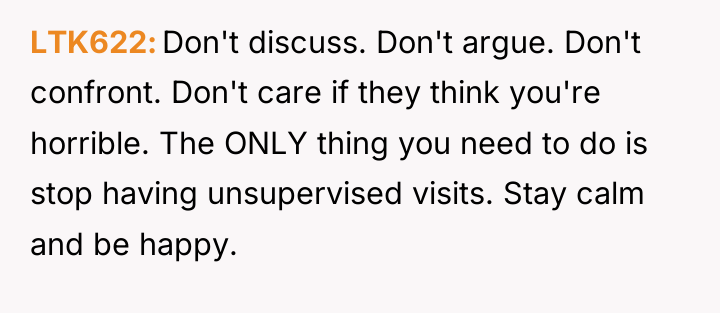 LTK622 Don't discuss. Don't argue. Don't confront. Don't care if...