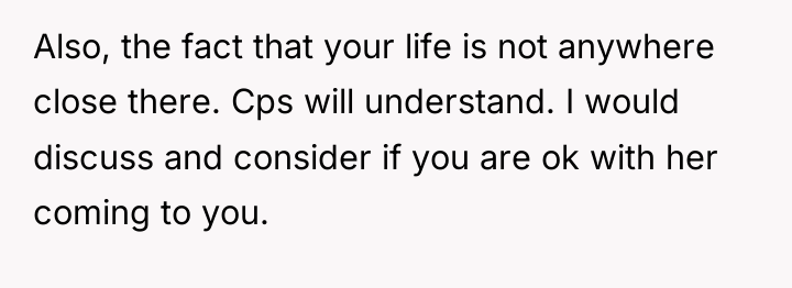 Also, the fact that your life is not anywhere close...