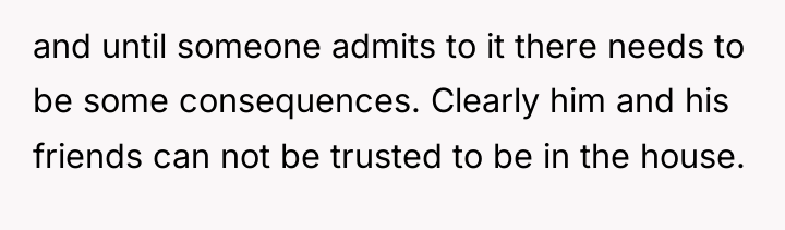 and until someone admits to it there needs to be...