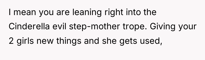 I mean you are leaning right into the Cinderella evil...