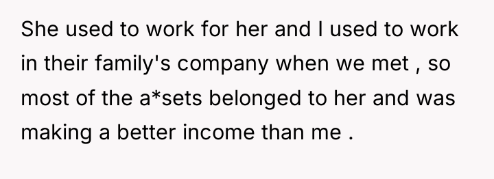 She used to work for her and I used to...