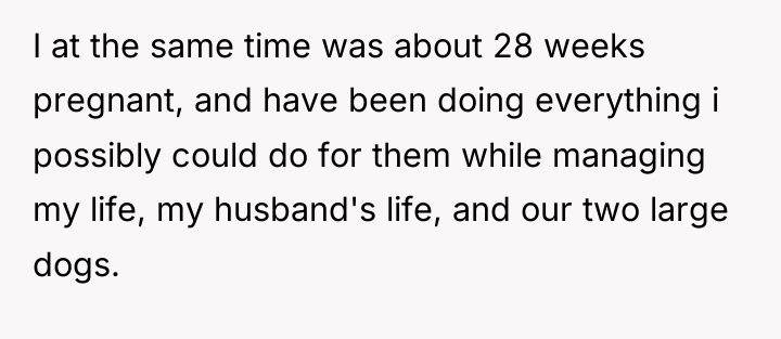 I at the same time was about 28 weeks pregnant,...