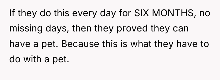 If they do this every day for SIX MONTHS, no...