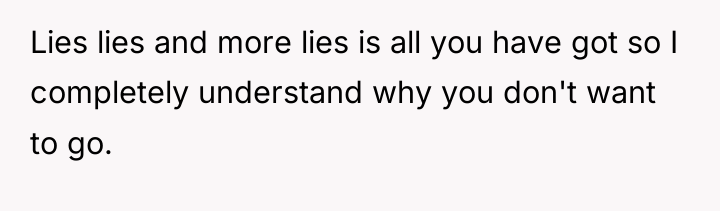 Lies lies and more lies is all you have got...