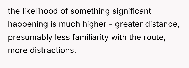 the likelihood of something significant happening is much higher -...