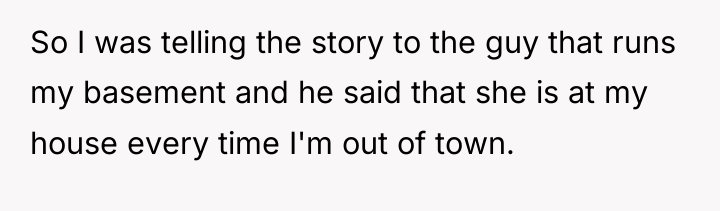 So I was telling the story to the guy that...